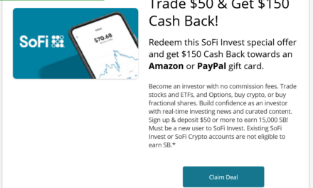 Sofi Investment Bonus – $30 + $5-$1000