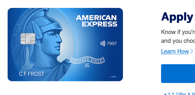 American Express Blue Cash Everyday Promo